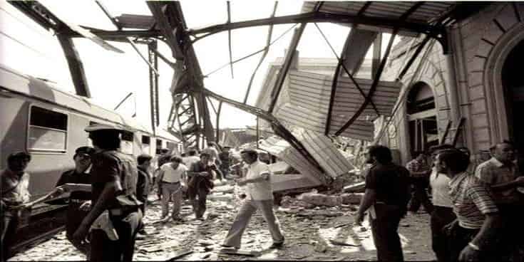 έκρηξη Βόμβας στον Σιδηροδρομικό σταθμό της Μπολόνια 2 Αυγούστου 1980
